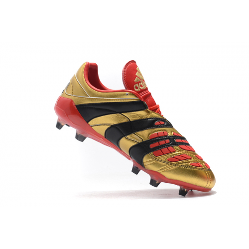 AD X Predator Accelerator Electricity AG Soccer Cleats-Golden