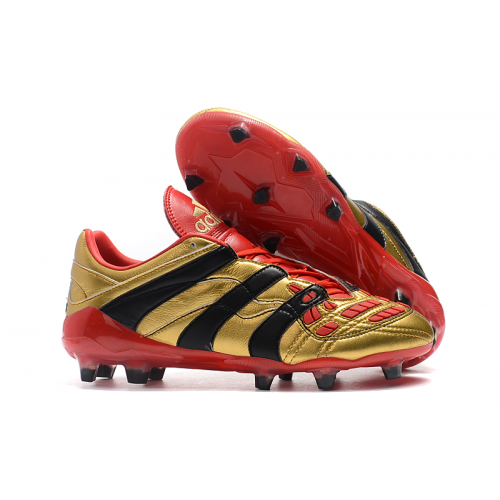 AD X Predator Accelerator Electricity AG Soccer Cleats-Golden