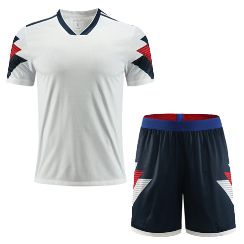 Customize Team Winner White&Navy Soccer Jerseys Kit(Shirt+Short) - camisetasfutbol